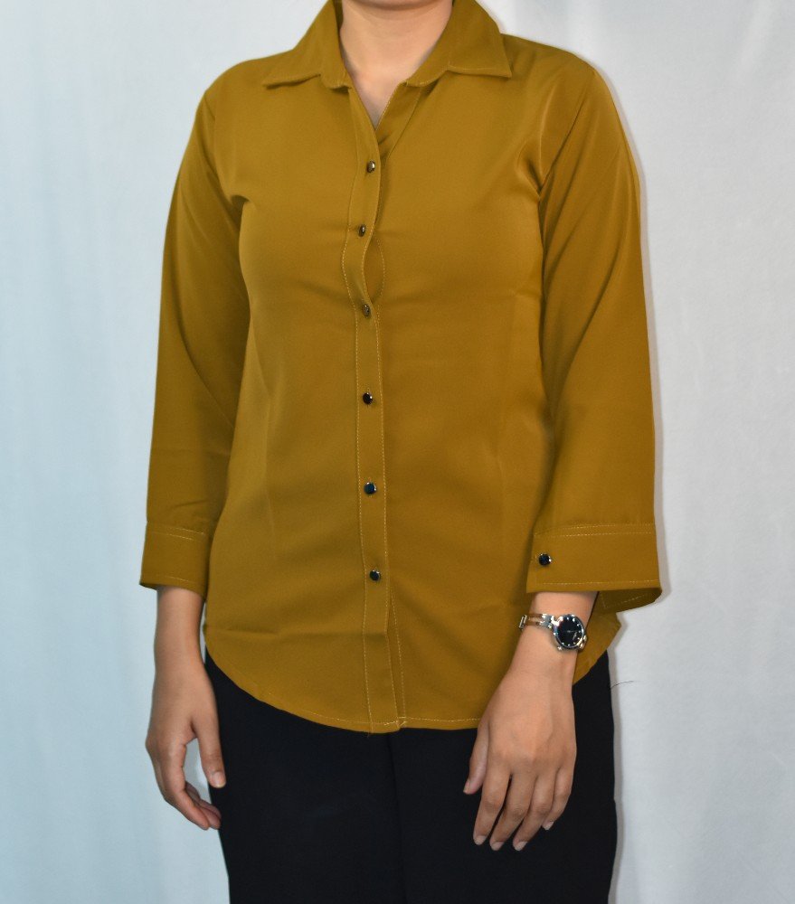 Mustard NYVAZ Women's Mustard Formal Shirt