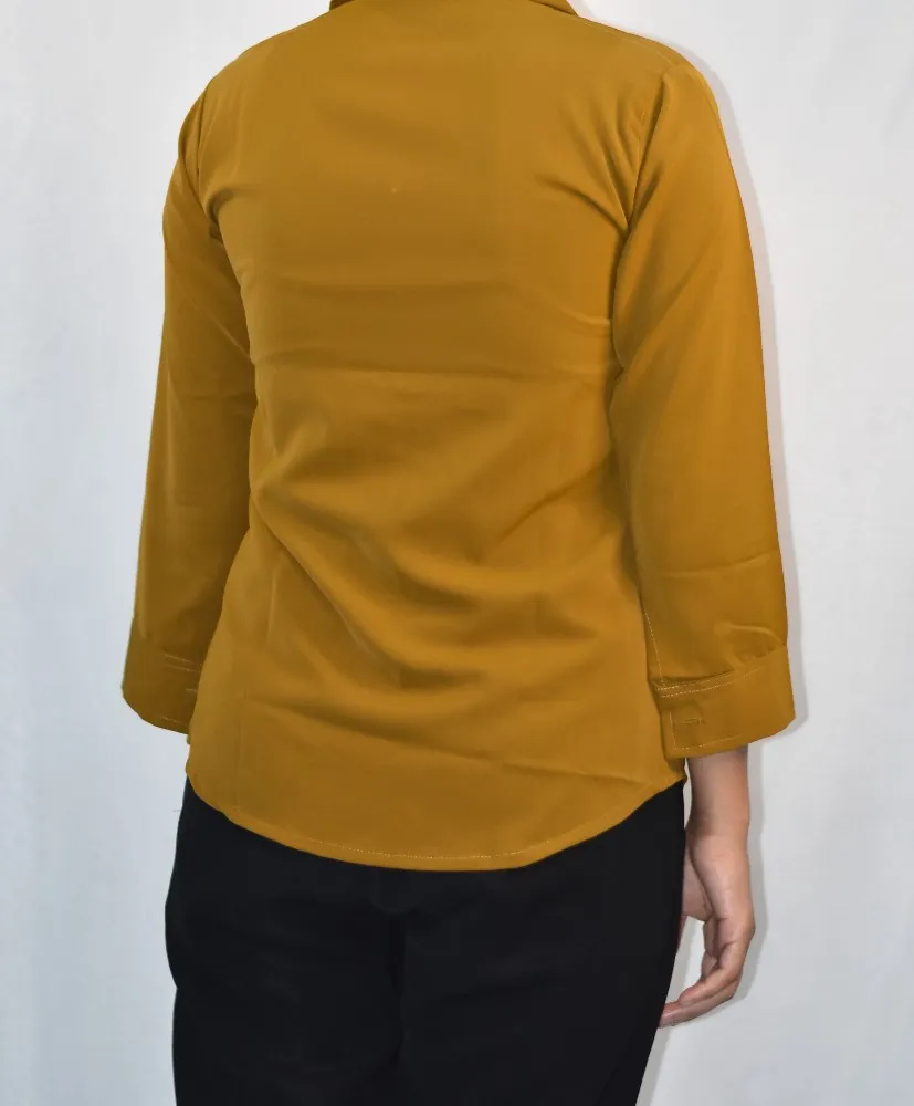 Mustard NYVAZ Women's Mustard Formal Shirt