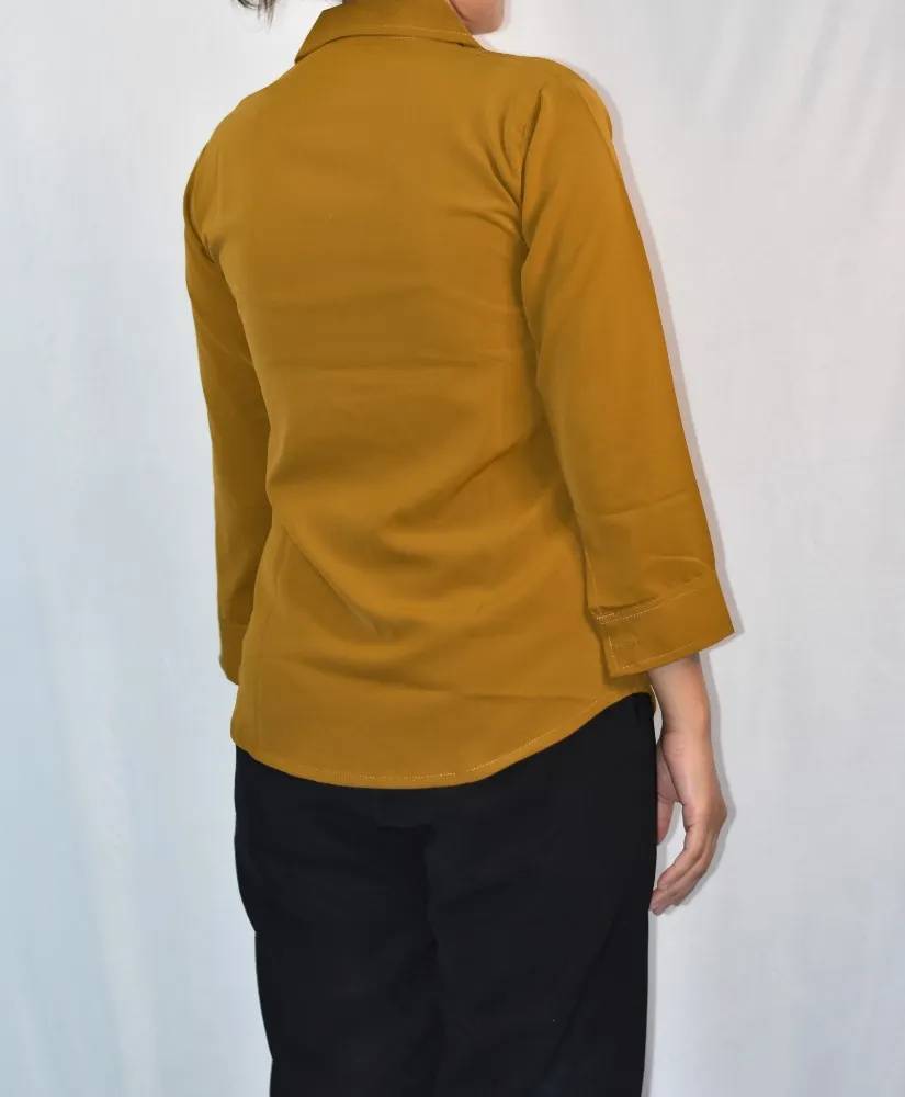 Mustard NYVAZ Women's Mustard Formal Shirt