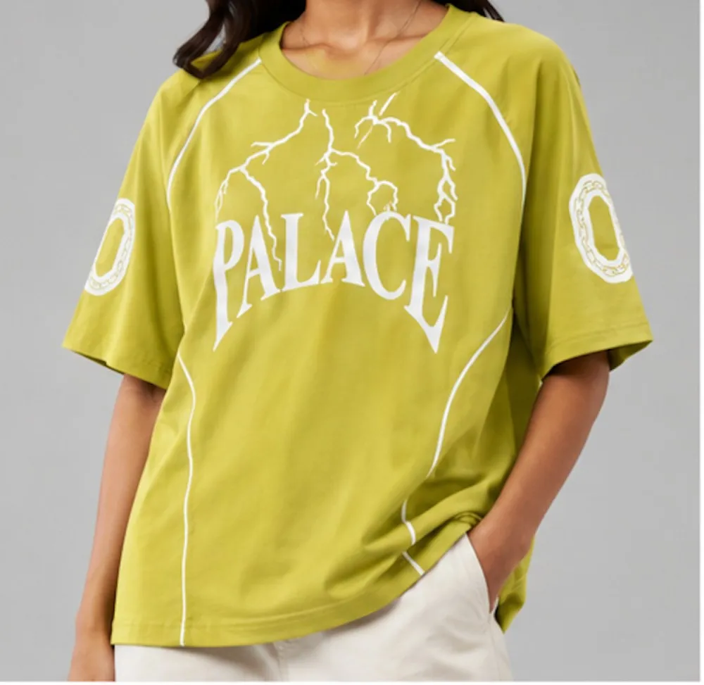 Lime Green NYVAZ Women's Lime Green Palace Graphic Sports T-Shirt